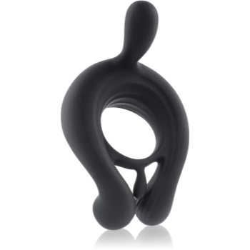 Playboy Toys Pleasure Triple Play Black inel pentru penis vibrator - imagine 2